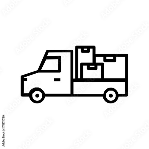 shipping truck icon