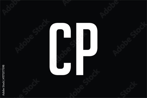 Free Download CP Letter Logo, CP logo, C logo, P logo, Monogram logo, CP Monogram logo - GFXLoad
