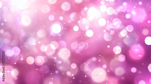 Wallpaper Mural Abstract pink bokeh background with bright lights and sparkles. Torontodigital.ca
