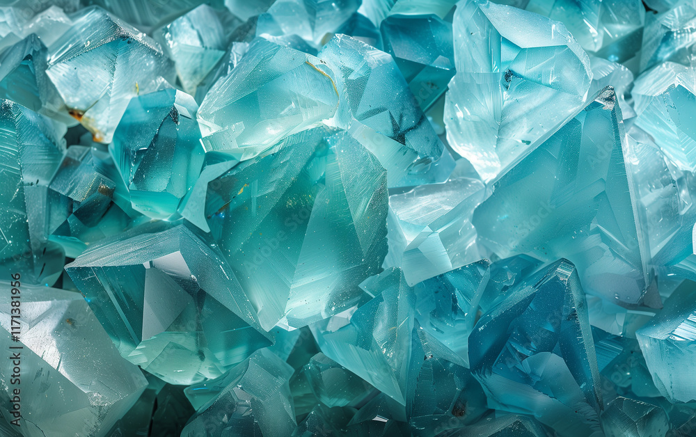 Close Up of Shattered Aquamarine Gemstone Crystals
Close Up of Shattered Aquamarine Gemstone Crystals