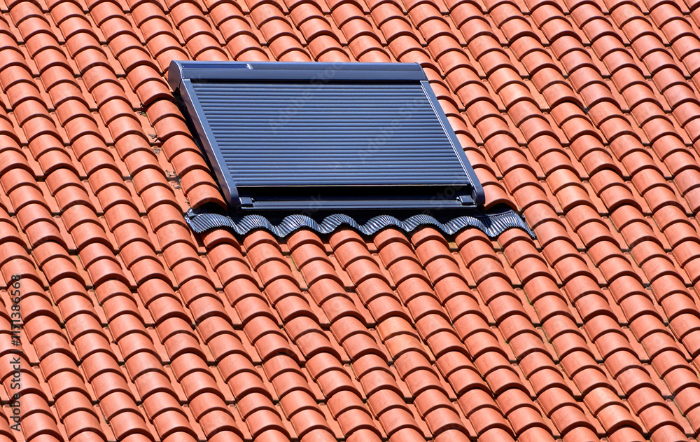 Fototapeta premium Red tiles roof