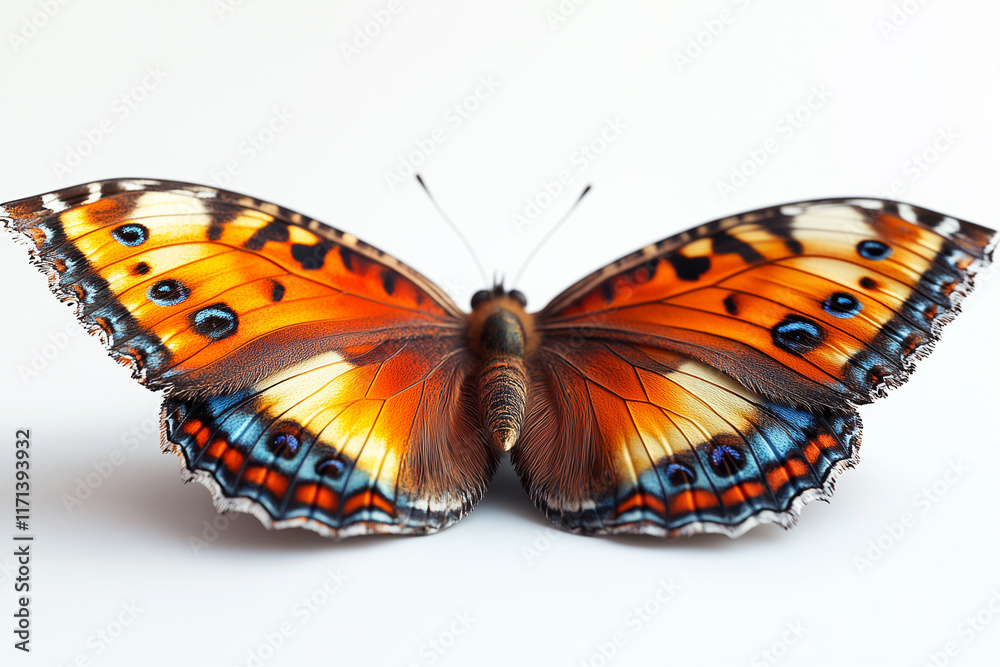 Fototapeta premium butterfly on white background