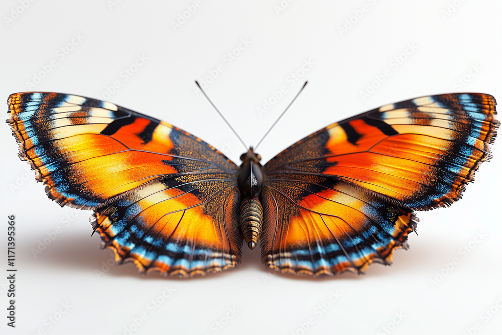 Obraz premium butterfly on white background