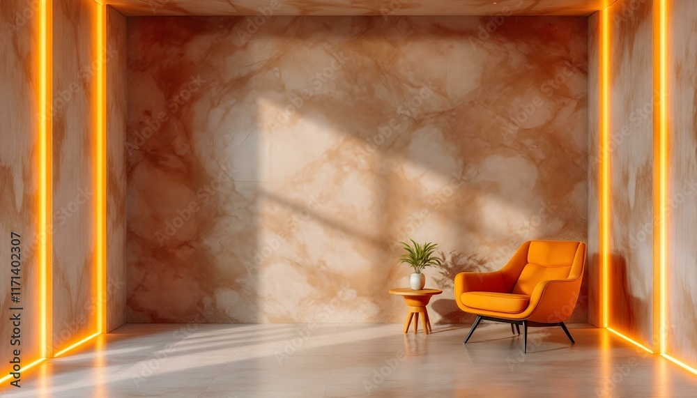 interior of a room with a window