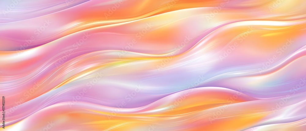A colorful wave of hair with a rainbow of colors A colorful wave of hair with a rainbow of colors