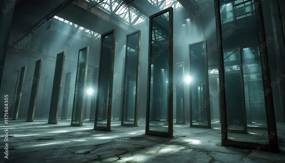 corridor in the building