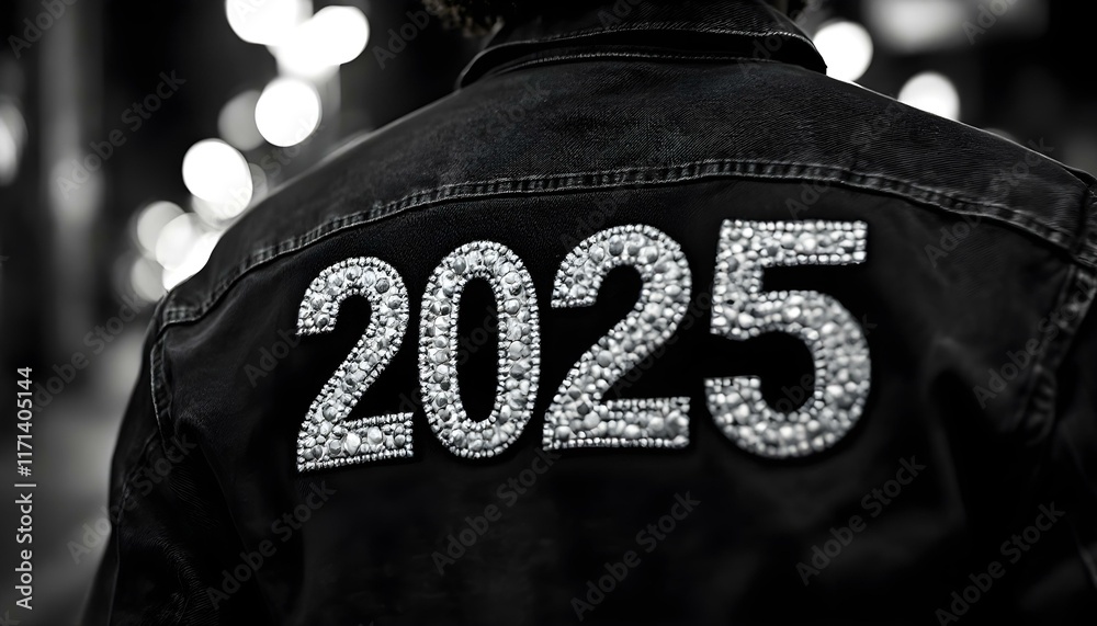 number 2025 on clothes on a person