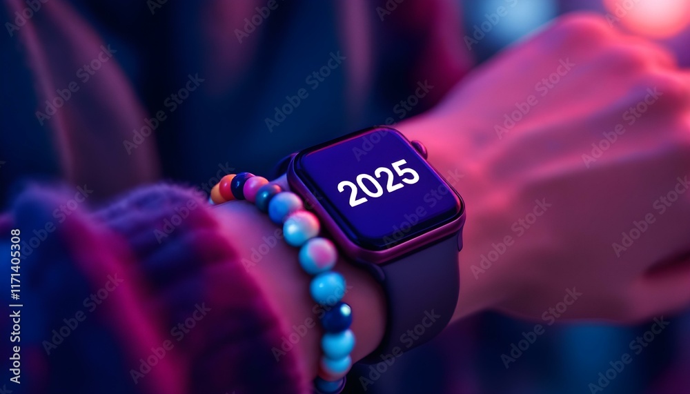 number 2025 on the accessory
