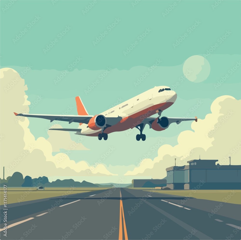 Plane Illustration vector design, Plane flying Illustration vector design Plane Illustration vector design, Plane flying Illustration vector design