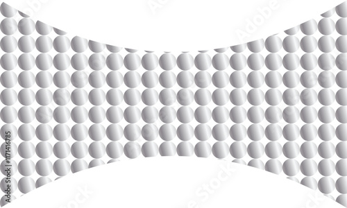 abstract silver gradient big dot squeeze pattern art suitable for background.