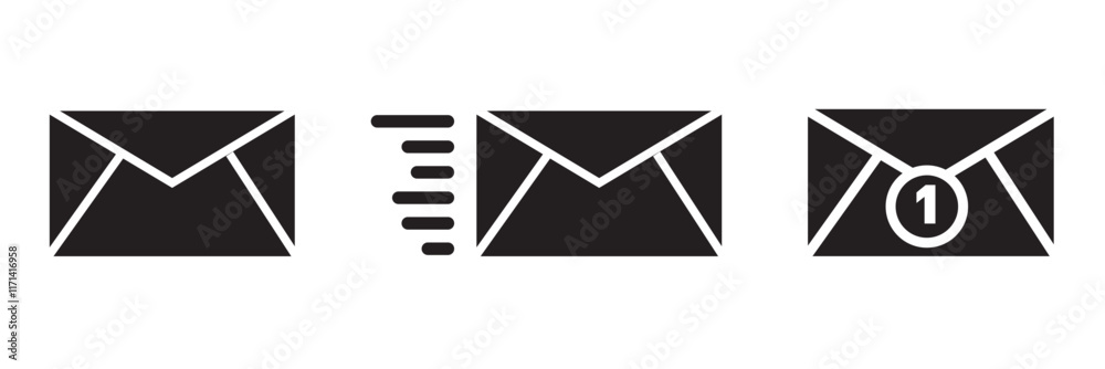 Mail icon. Mail envelop icon Mail icon. Mail envelop icon