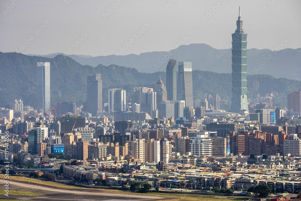 Obraz premium Taipei Cityscape with Taipei 101