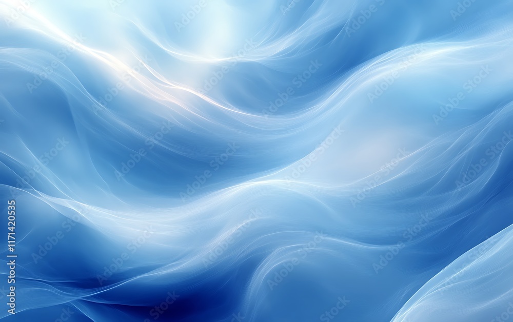 Abstract blue wave background. Abstract blue wave background.