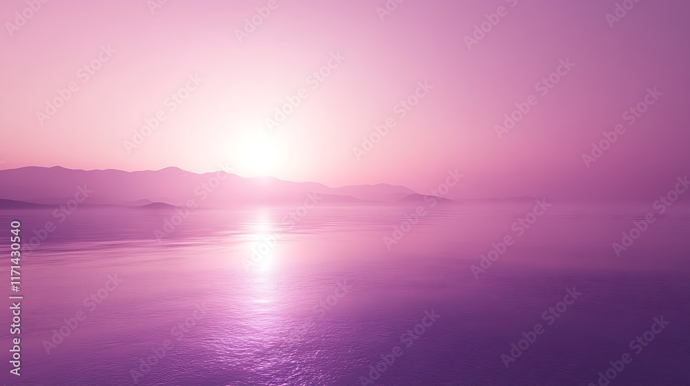 Serene sunset reflection over ocean coastal landscape tranquil scene Serene sunset reflection over ocean coastal landscape tranquil scene