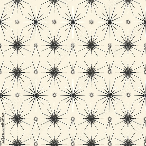 grid table vintage retro old seamless pattern elegant outline soft brown