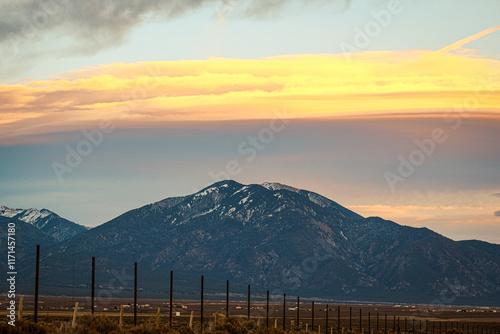 Endless Horizons: Sangre de Cristo Mountains at Dusk photo