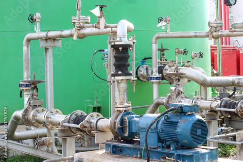 water pumps in water treatment plant, water pumps are used to circulate water 