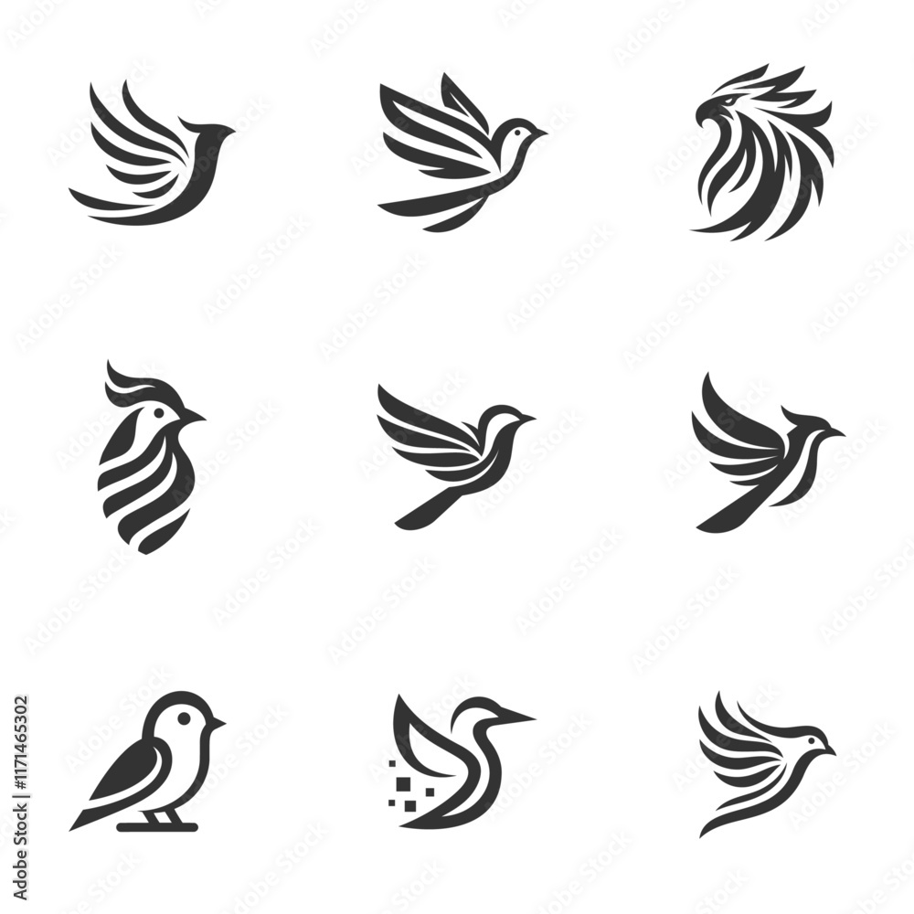 Personalized Bird Logo Design Concepts collection Personalized Bird Logo Design Concepts collection