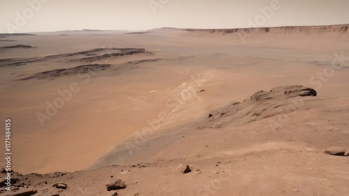Desert Plains and Rock Formations