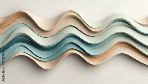 abstract 3d neutral background
