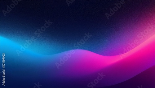 Abstract Energy: Grainy Dark Blue, Pink, and Black Gradient