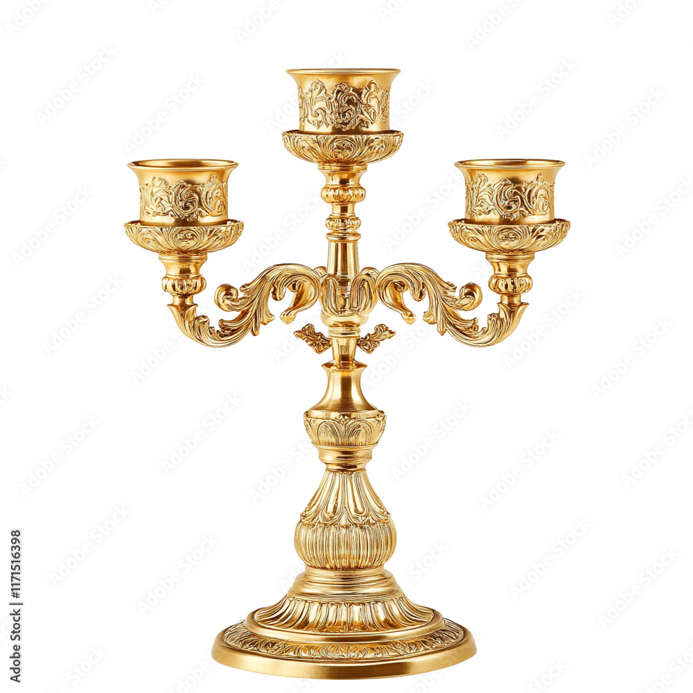 Elegant Golden Candelabra Elegant Golden Candelabra