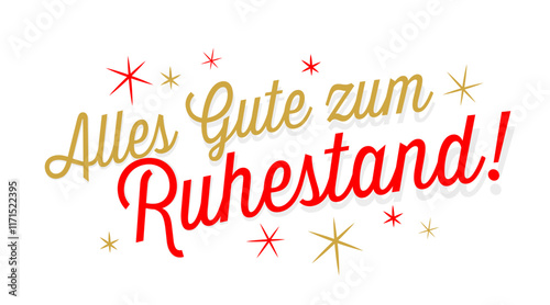 Alles gute zum Ruhestand