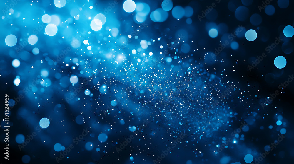 Abstract Blue Energy Burst Digital Art Background Abstract Blue Energy Burst Digital Art Background