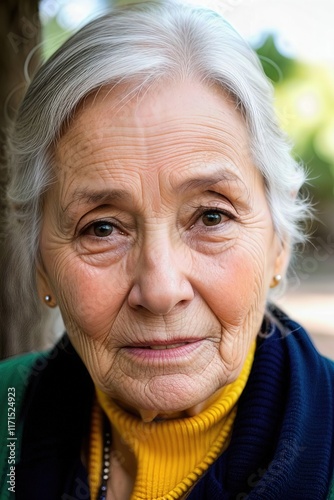 portrait of a senior woman