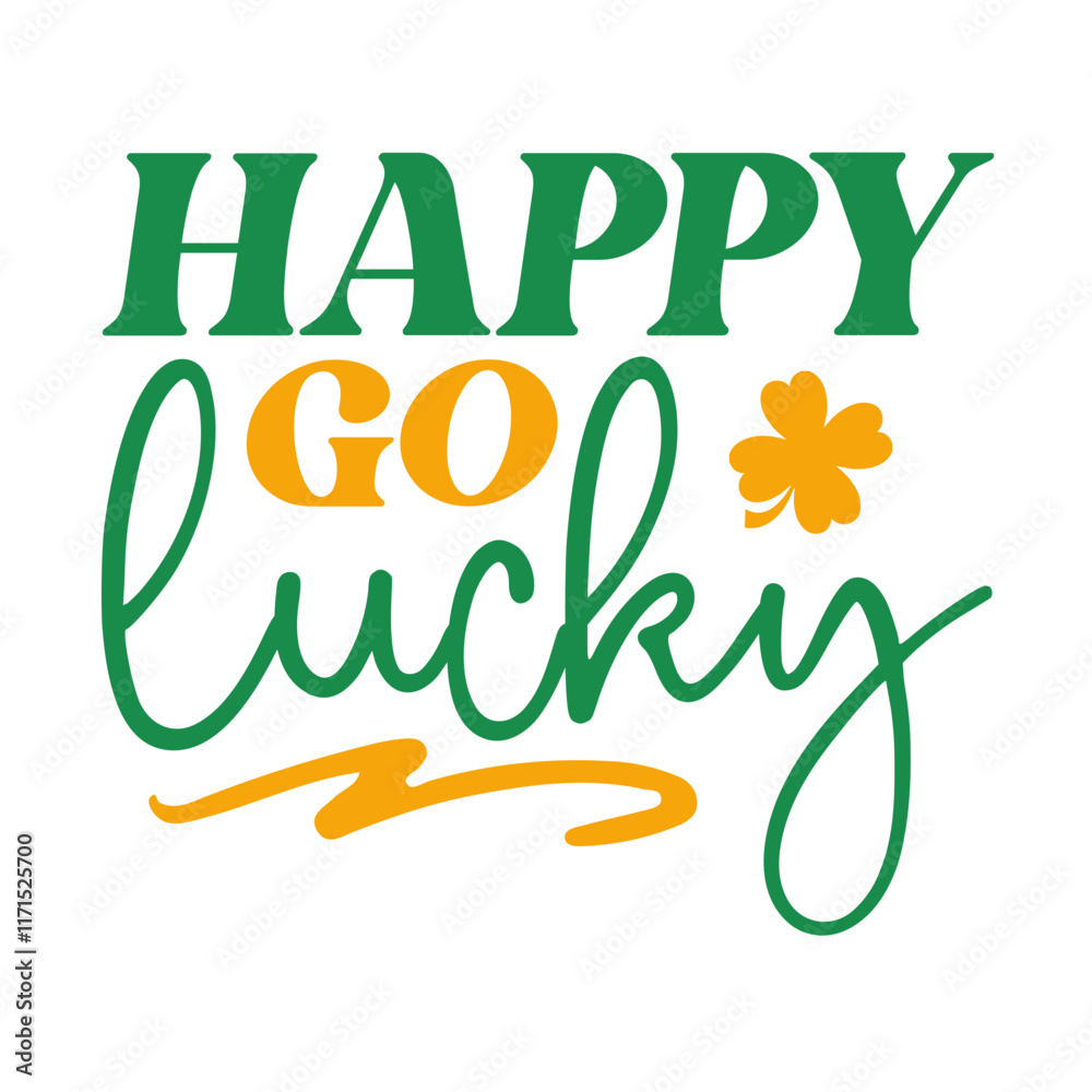 Fototapeta premium St. Patrick's Saying SVG Design
