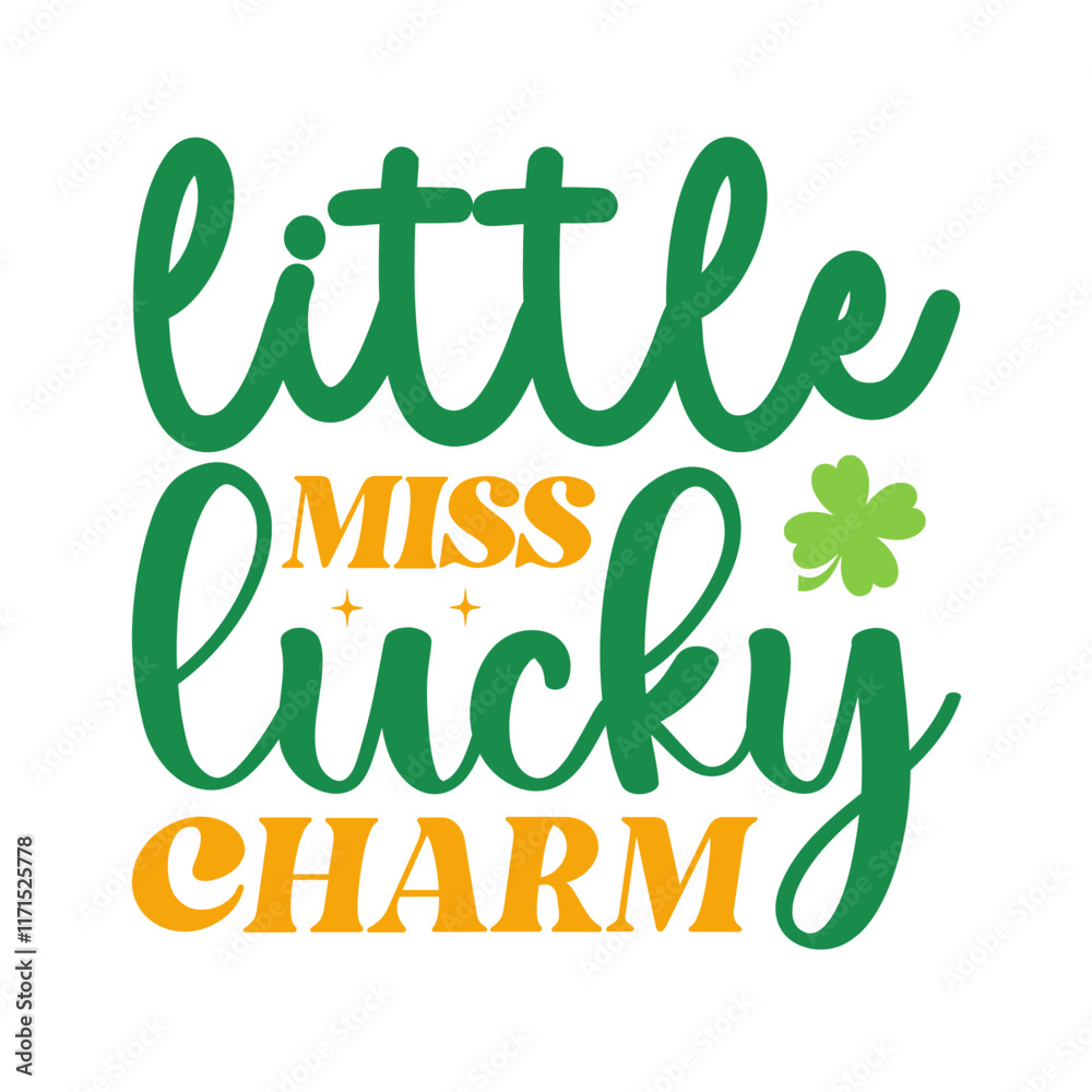 Fototapeta premium St. Patrick's Saying SVG Design