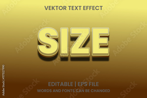 text effect size that can be edited
