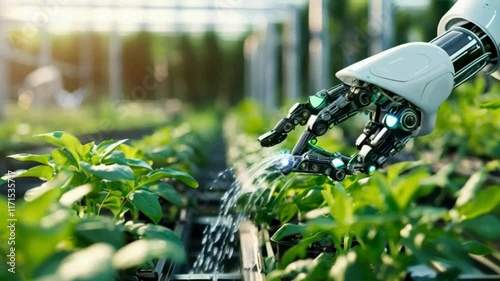 water sprinkler in garden