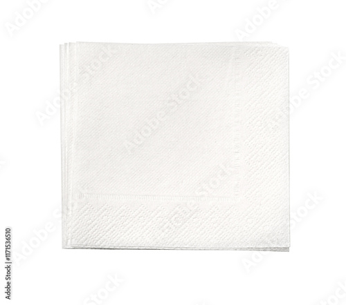 Cuadro en lienzo Blank paper napkin
