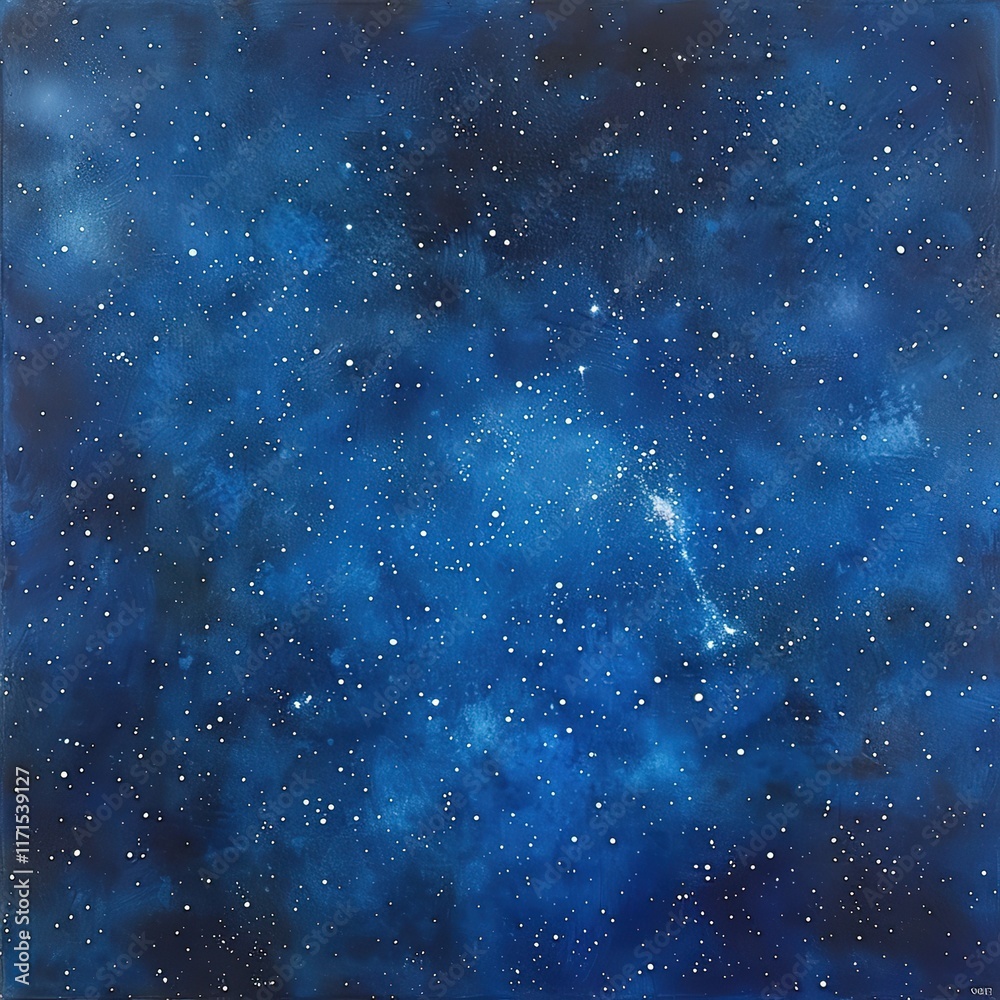 Obraz premium Starry night sky, cosmic dust and nebulae.