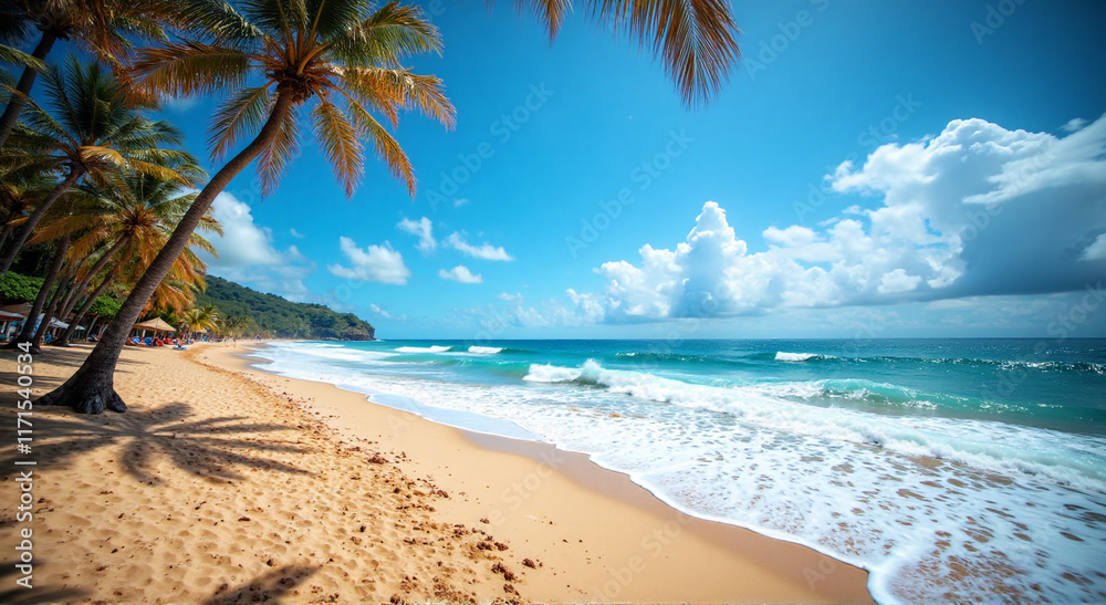 Obraz premium tree on the beach