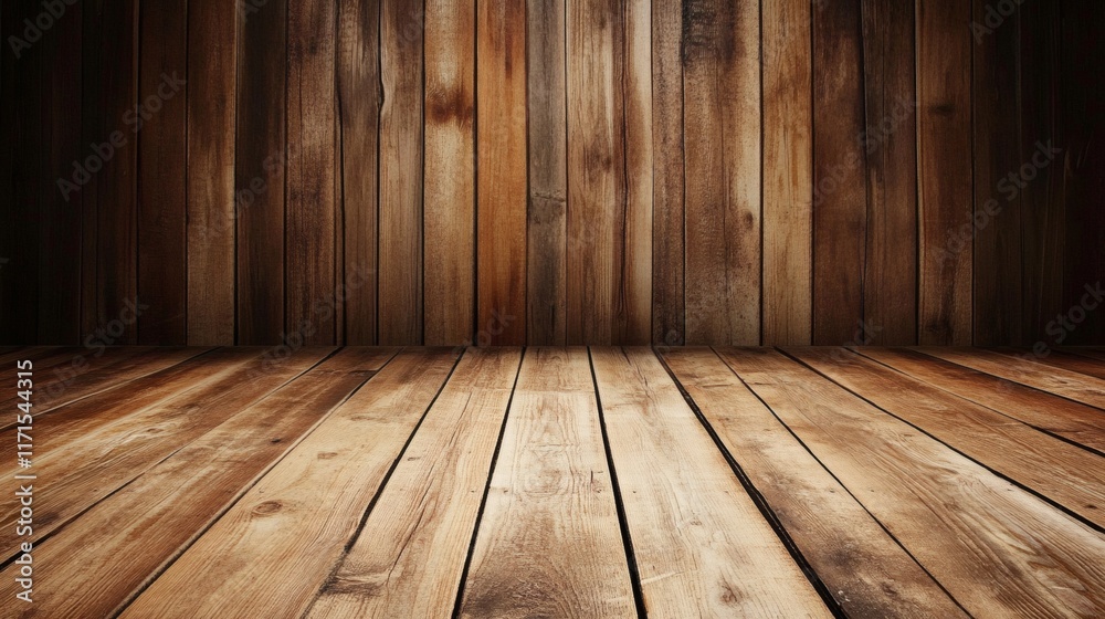 Naklejka premium light brown wood planks background