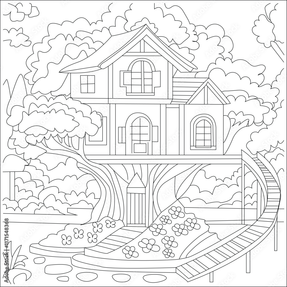 Obraz premium This is a line art design