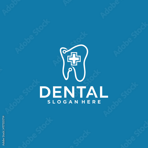 Dental care logo. Collection of dental logos for various purposes.