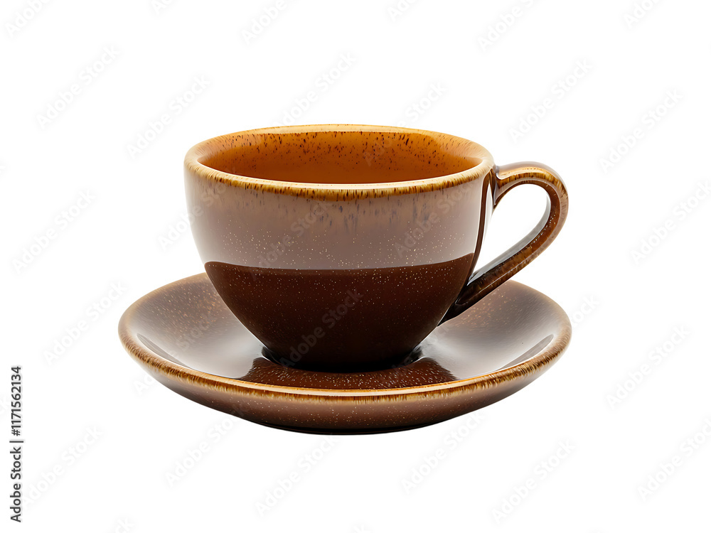 cup of a espresso latte isolated on transparent or white background, png cutout cup of a espresso latte isolated on transparent or white background, png cutout