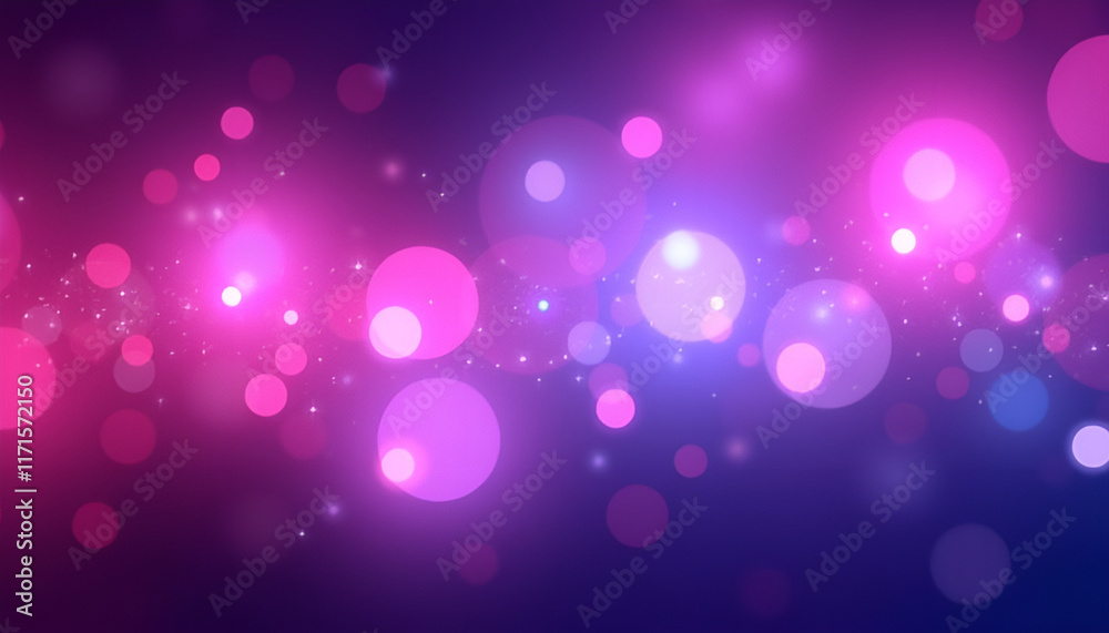 Colorful bokeh lights background in pink and blue tones Colorful bokeh lights background in pink and blue tones