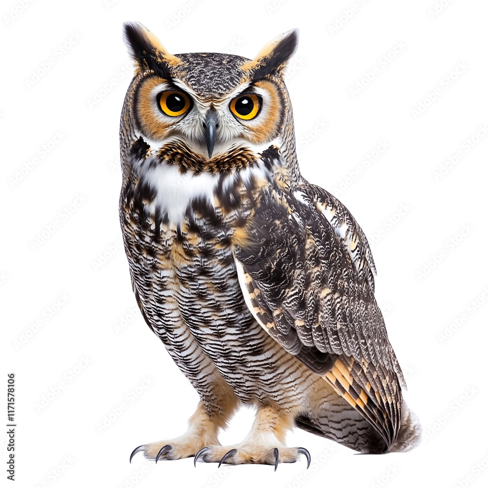 Fototapeta premium Great Horned Owl Portrait