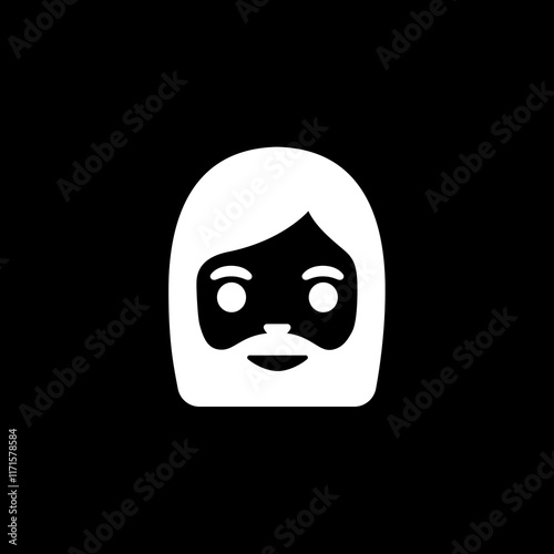 Bearded Man (Long Hair)
