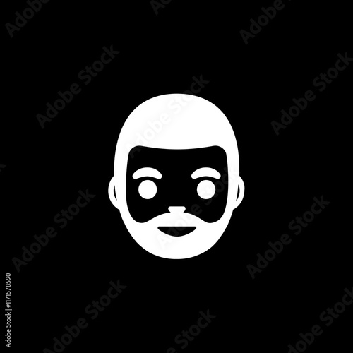 Bearded Man (Bald)
