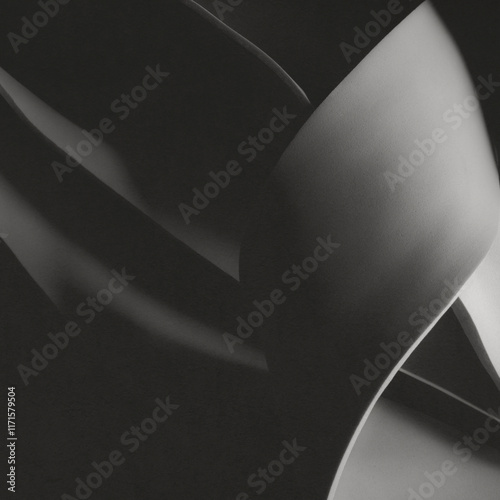 Tableau sur toile Antediluvian structure detail, abstract background