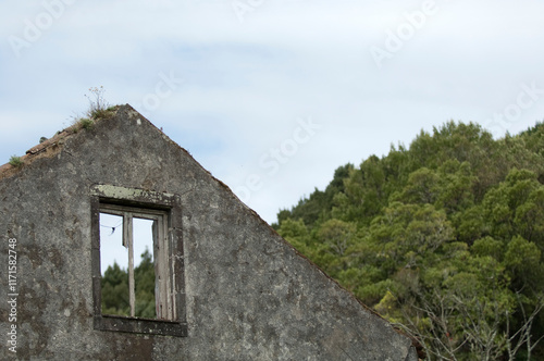 old house in the mountains
