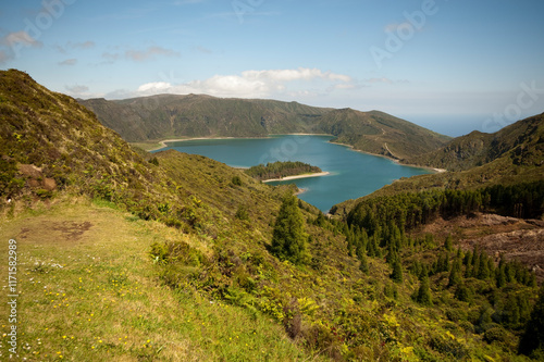 lake in the mountains
