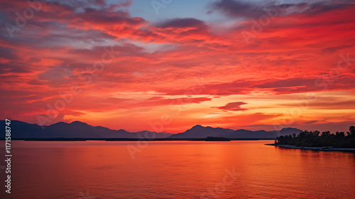 Sunrise Sunset Red Sky Clouds 4k Hawaii