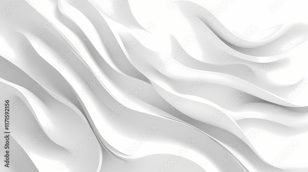 White paper texture background with crumpled effect, high resolution, featuring a clean and detailed white surface. Rippled. Illustration White paper texture background with crumpled effect, high resolution, featuring a clean and detailed white surface. Rippled. Illustration