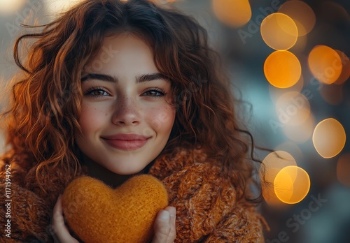 Person Holding a Heart-Shaped Object


